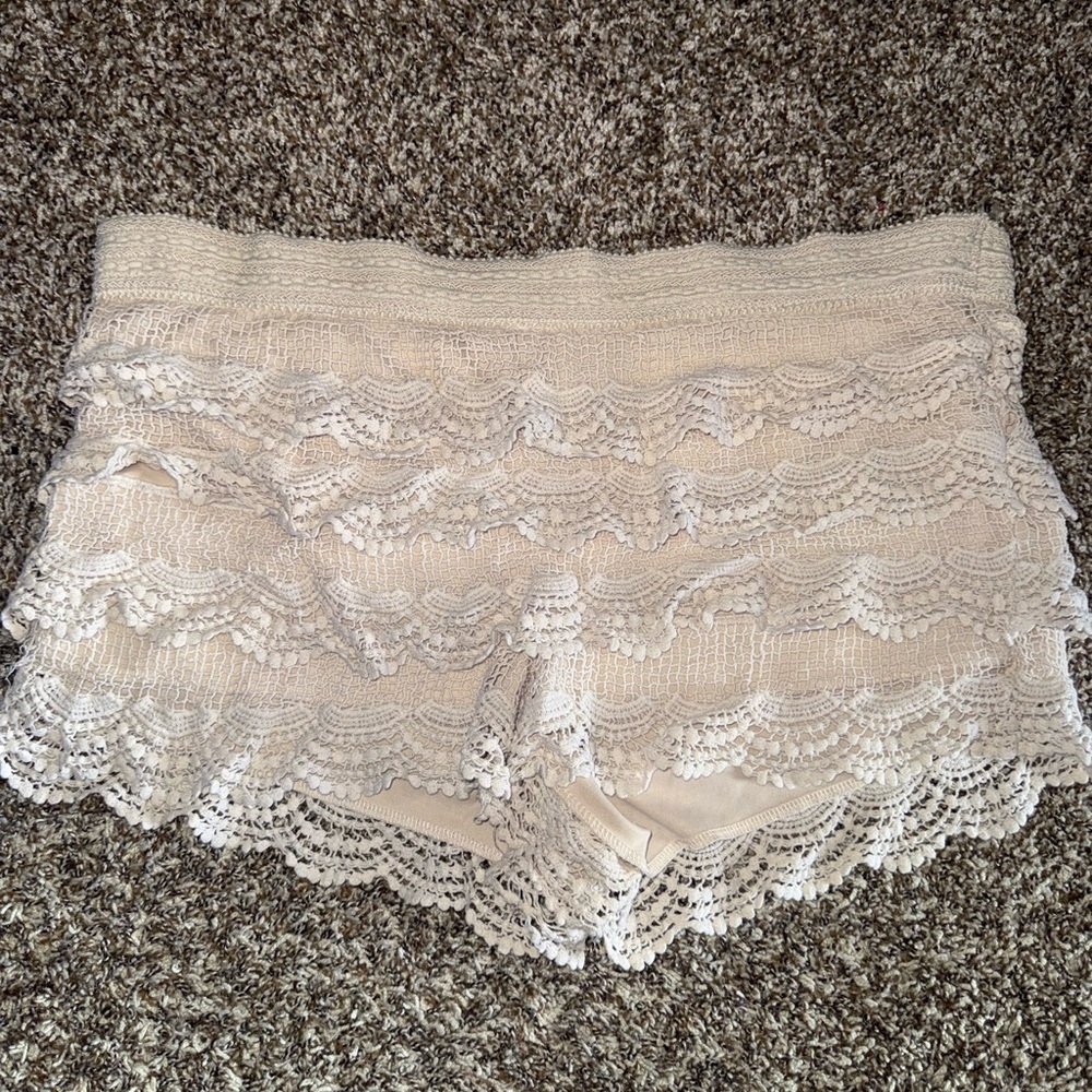 Joe Boxer Lace Boyshorts in Cream